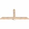 Ekena Millwork Eugene Smooth Timber Gable Bracket, Douglas Fir, 72"W x 36"H x 3 1/2"D x 5 1/2"F, 12/12 Pitch GBW072X36X0406EUG00SDF - alternate 4
